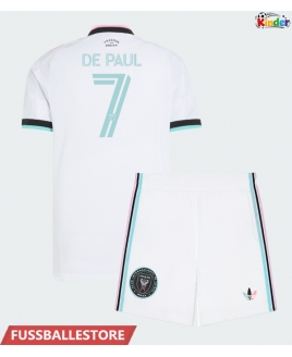 Günstige Inter Miami Rodrigo De Paul #7 3rd trikot Kinder 2026-27 Kurzarm (+ Kurze Hosen)
